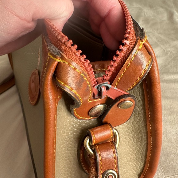 Dooney & Bourke Two-Tone Leather Crossbody Bag - Picture 7 of 10